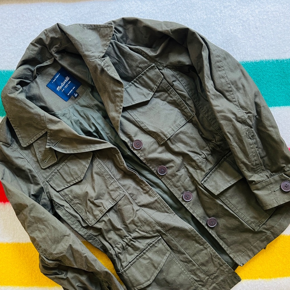 Madewell Olive Utility Jacket 🫒